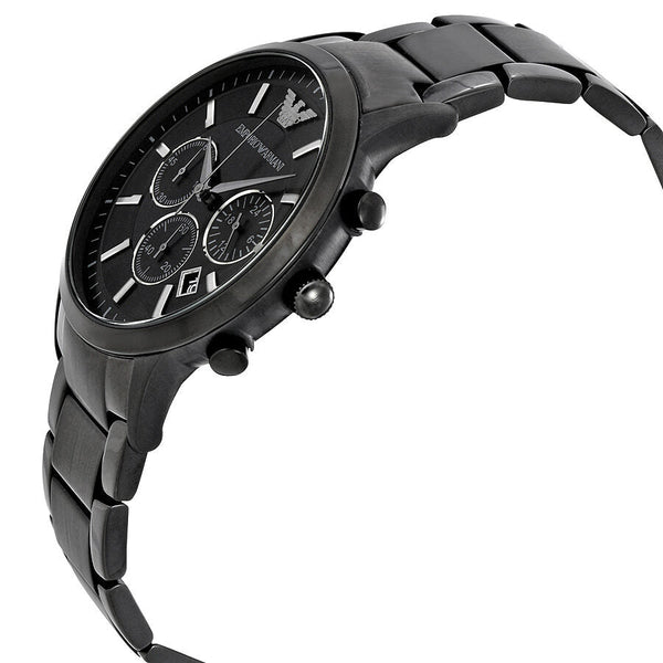 Emporio Armani Classic Chronograph Black Dial Men's Watch #AR2453 - Big Daddy Jewelry #2