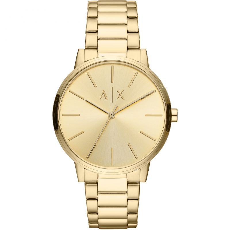 Armani Exchange Three-Hand Gold-Tone Men's Watch - AX2707