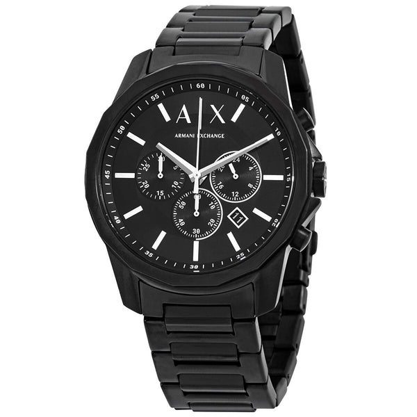 Armani Exchange Banks Chronograph Quartz Black Dial Men's Watch AX1722 - Big Daddy Jewelry