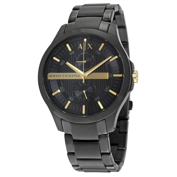 Armani Exchange Black Dial Black PVD Men's Watch AX2121 - Big Daddy Jewelry