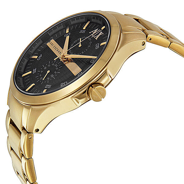 Armani Exchange Black Dial Gold PVD Men's Watch AX2122 - Big Daddy Jewelry #2