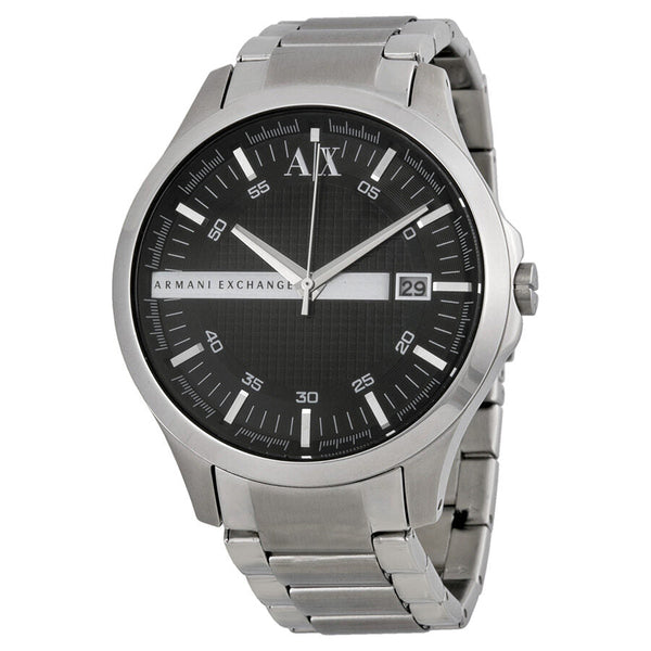 Armani Exchange Black Dial Stainless Steel Men's Watch #AX2103 - Big Daddy Jewelry
