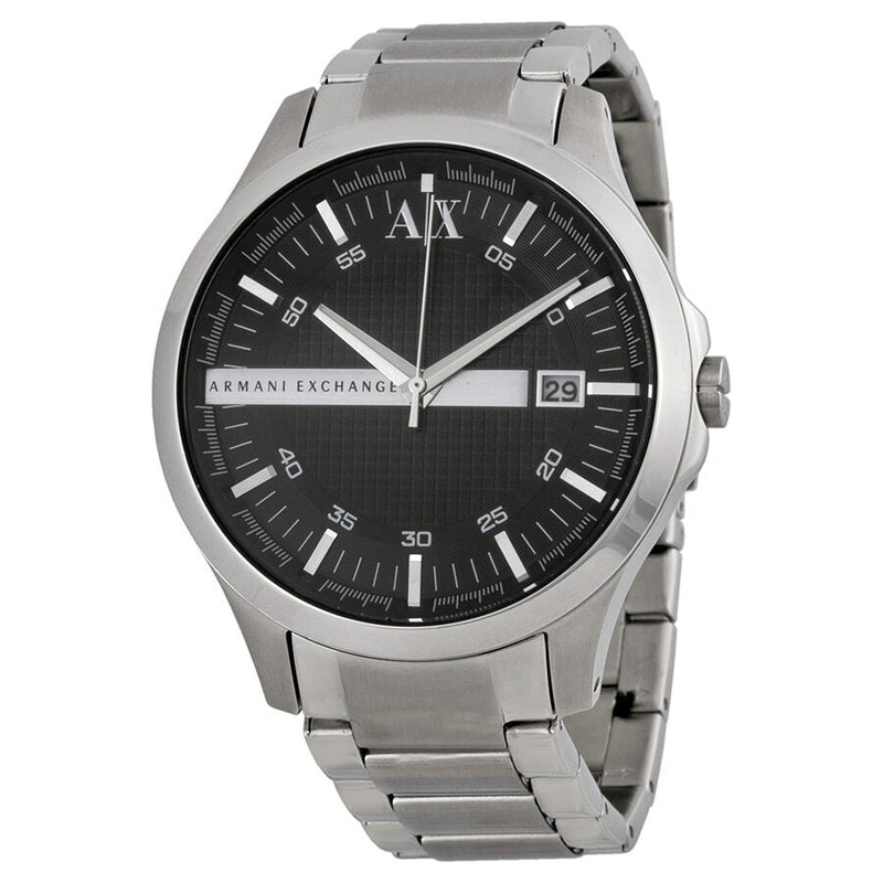 Armani Exchange Black Dial Stainless Steel Men's Watch #AX2103 - Big Daddy Jewelry