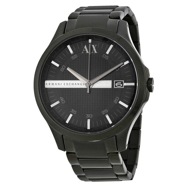 Armani Exchange Hampton Black Dial Black Ion-plated Men's Watch #AX2104 - Big Daddy Jewelry