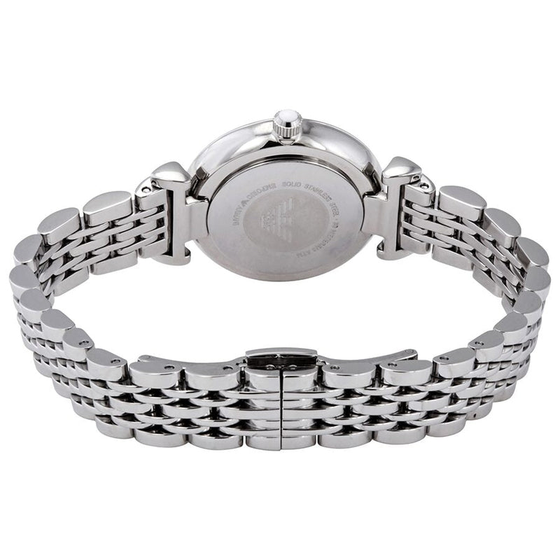 Emporio Armani Gianni T-Bar Quartz Crystal White Mother of Pearl Dial Ladies Watch #AR11204 - Big Daddy Jewelry #3