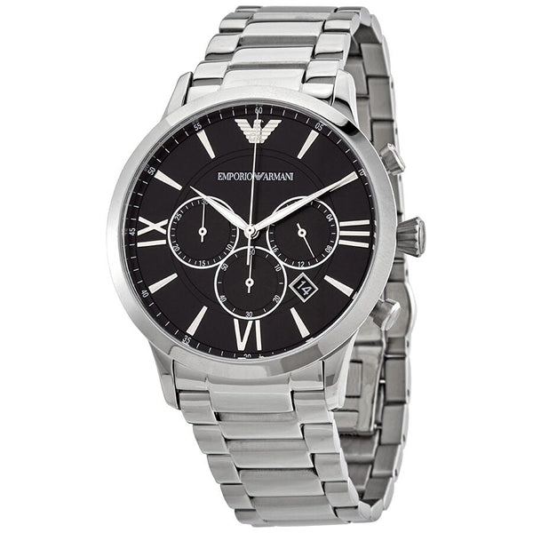 Emporio Armani Giovanni Chronograph Quartz Black Dial Men's Watch #AR11208 - Big Daddy Jewelry
