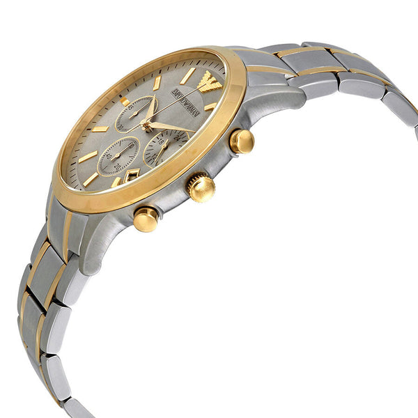 Emporio Armani Renato Chronograph Silver Dial Men's Watch #AR11076 - Big Daddy Jewelry #2