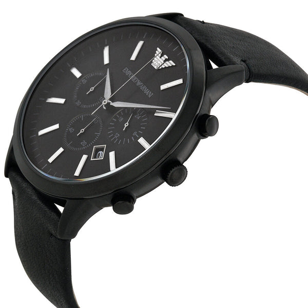 Emporio Armani Sportivo Chronograph Black Dial Men's Watch AR2461 - Big Daddy Jewelry #2