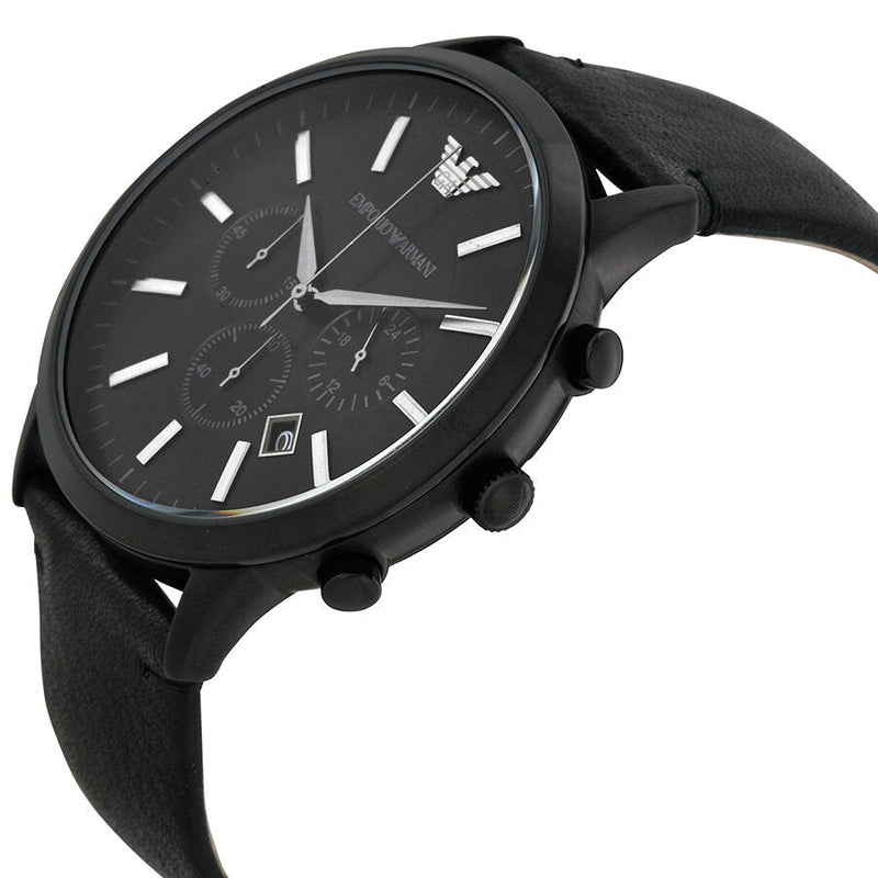 Emporio Armani Sportivo Chronograph Black Dial Men's Watch AR2461 - Big Daddy Jewelry #2