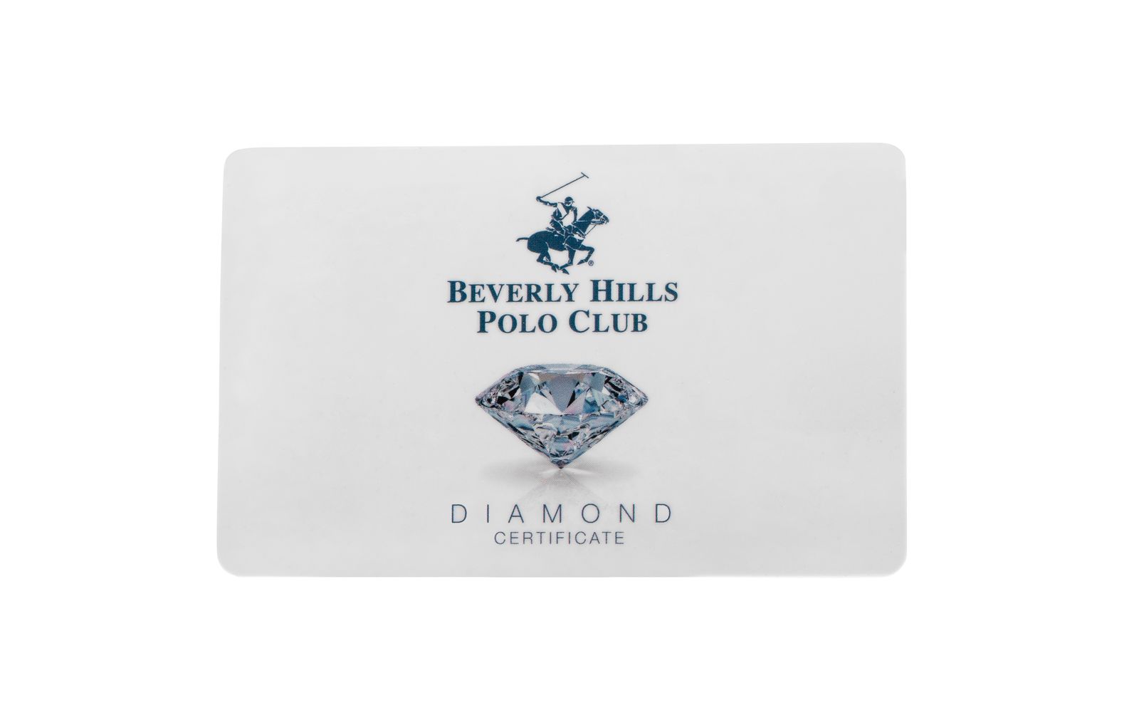 Beverly Hills Polo Club diamond certificate