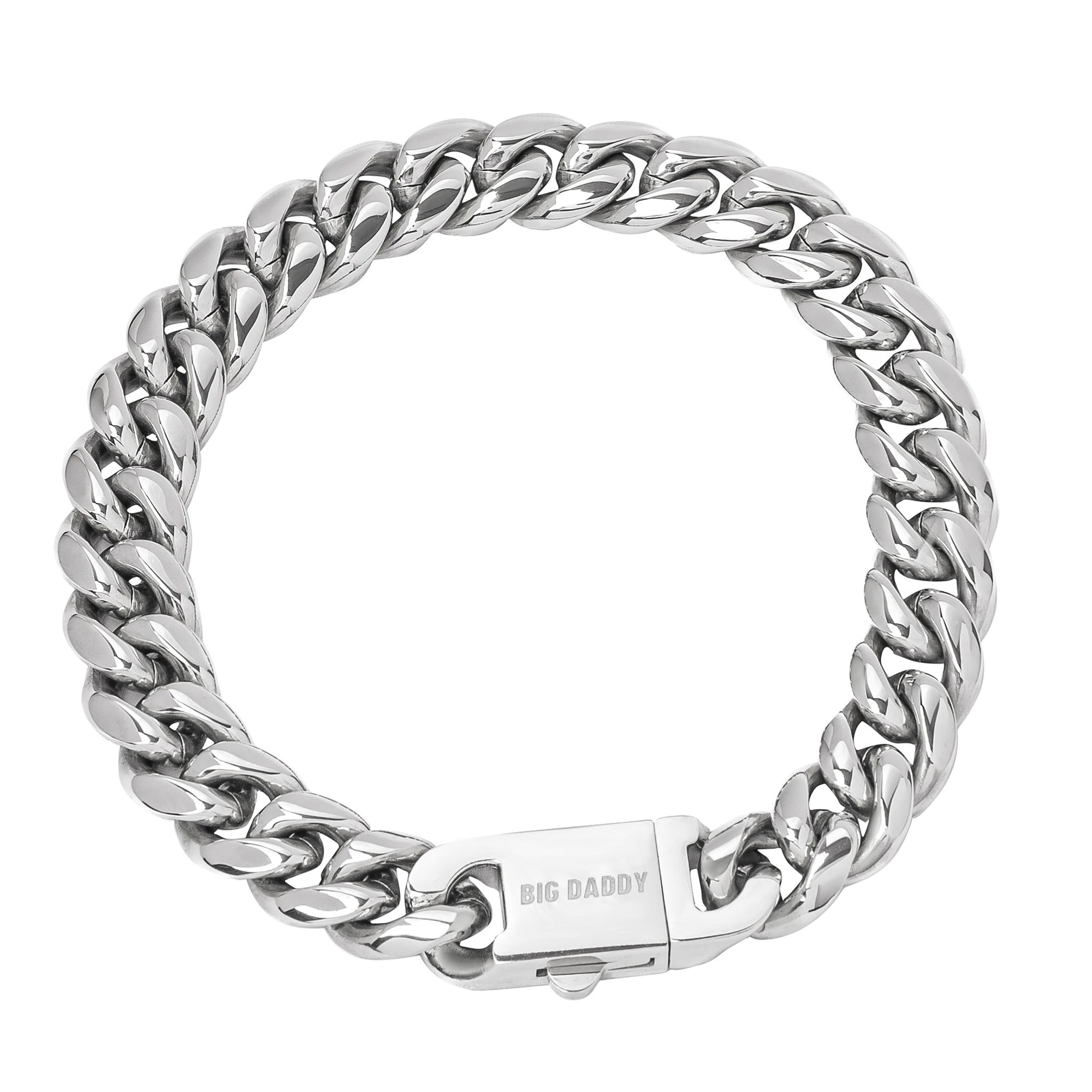 Big Daddy 12MM Cuban Link Stainless Steel Bracelet - Bracelet