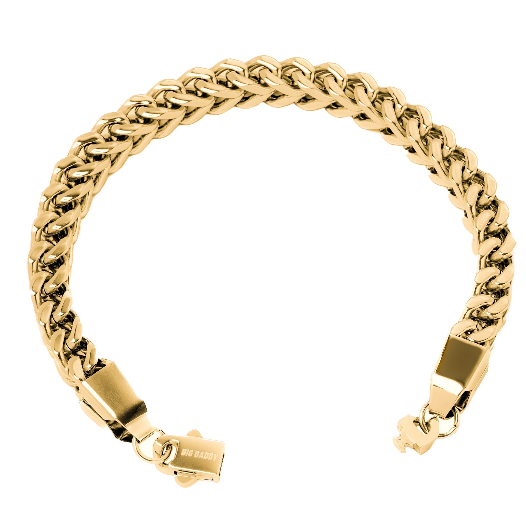 Big Daddy 8MM Gold Cuban Bracelet - Bracelet