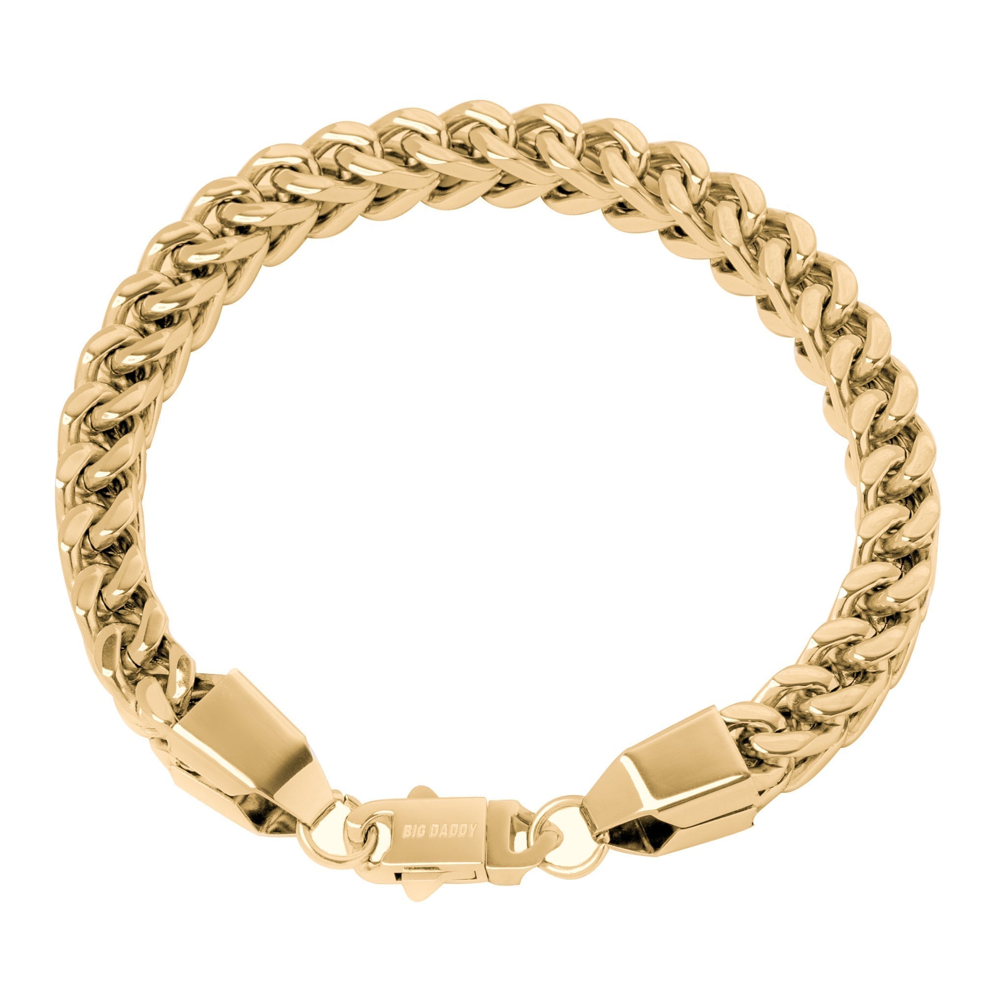 Big Daddy 8MM Gold Cuban Bracelet - Bracelet