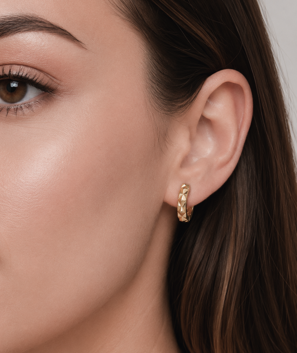 Big Daddy Loop Gold Earring