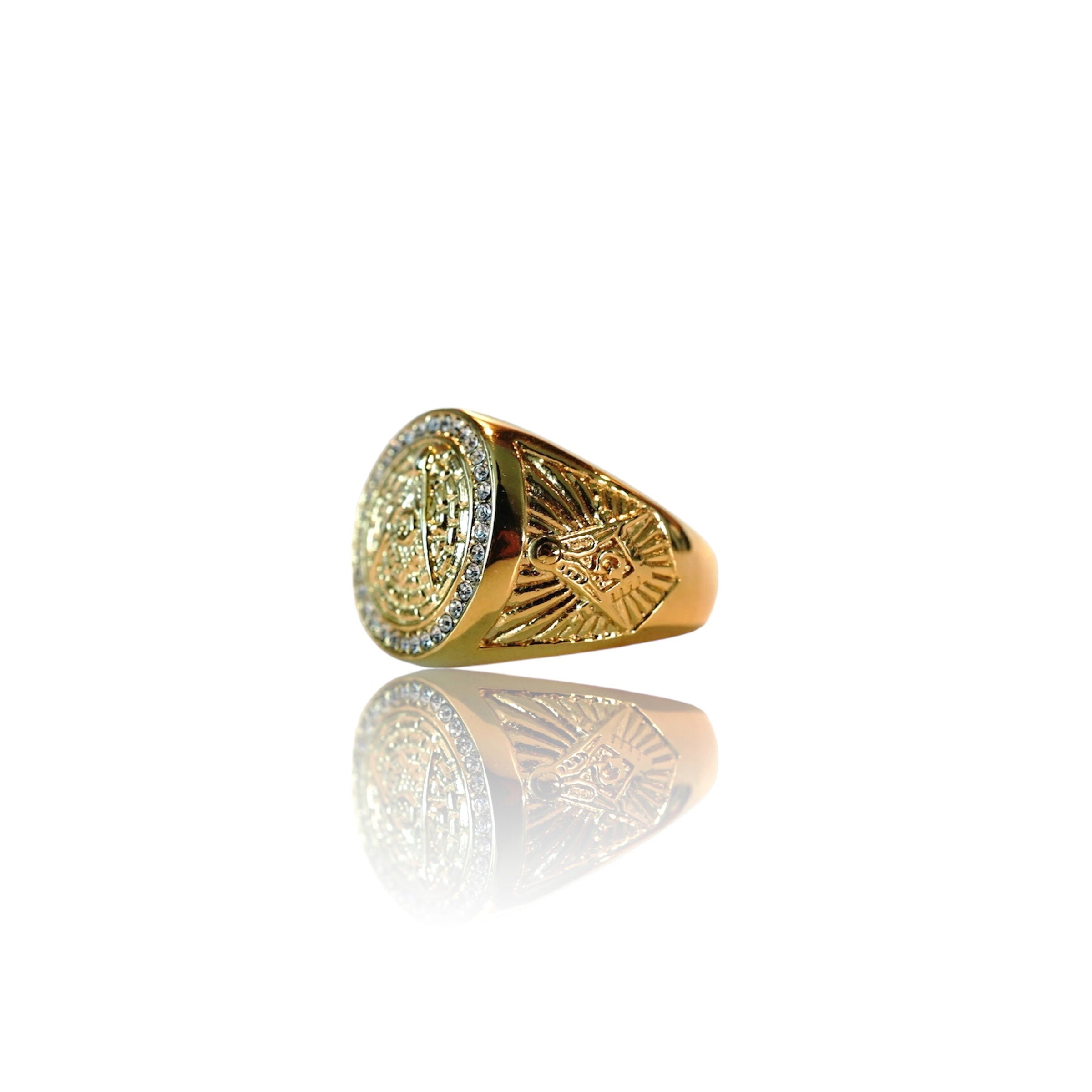 Big Daddy Masonic Gold Ring - Ring