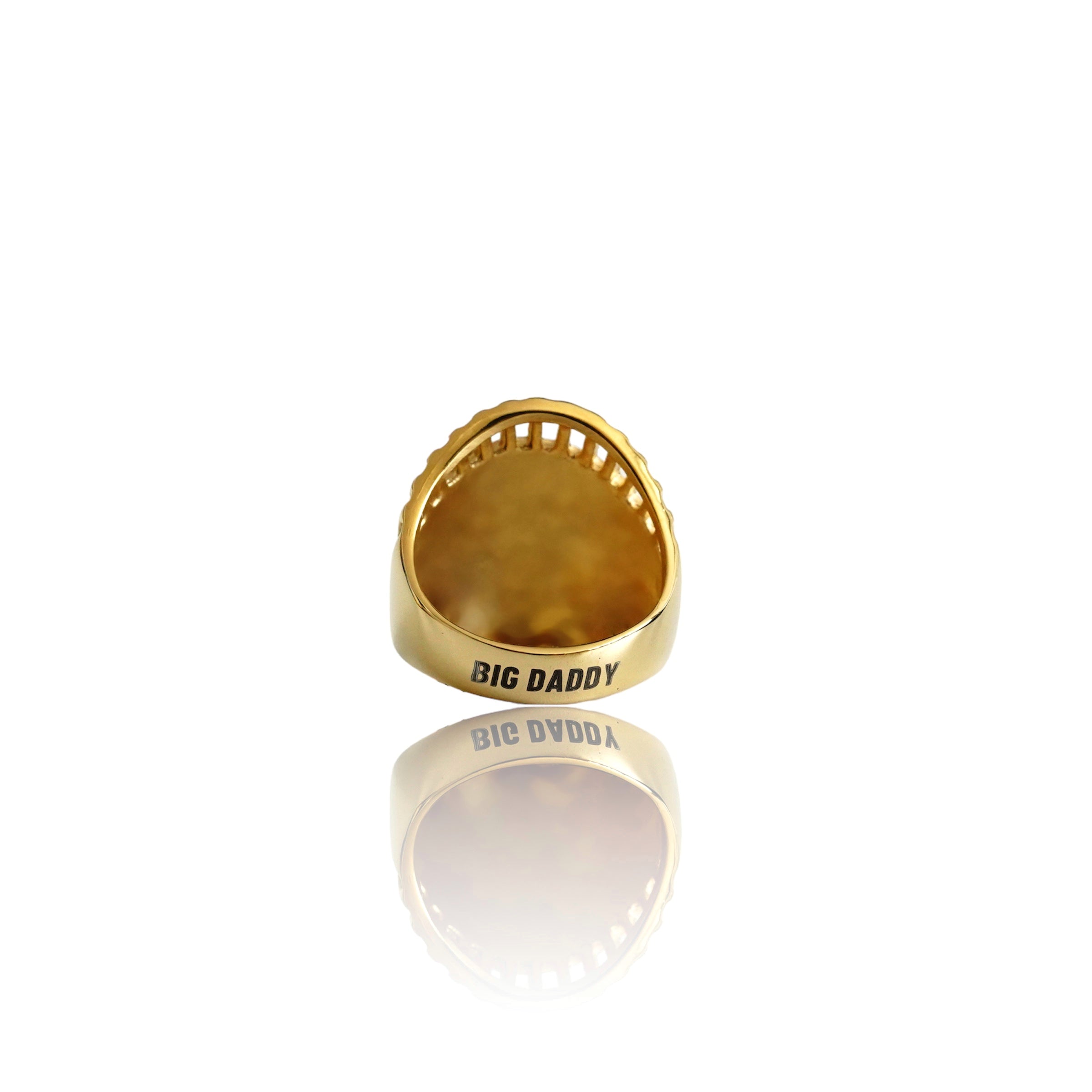 Big Daddy Retro Tibetan Gold Ring - Ring