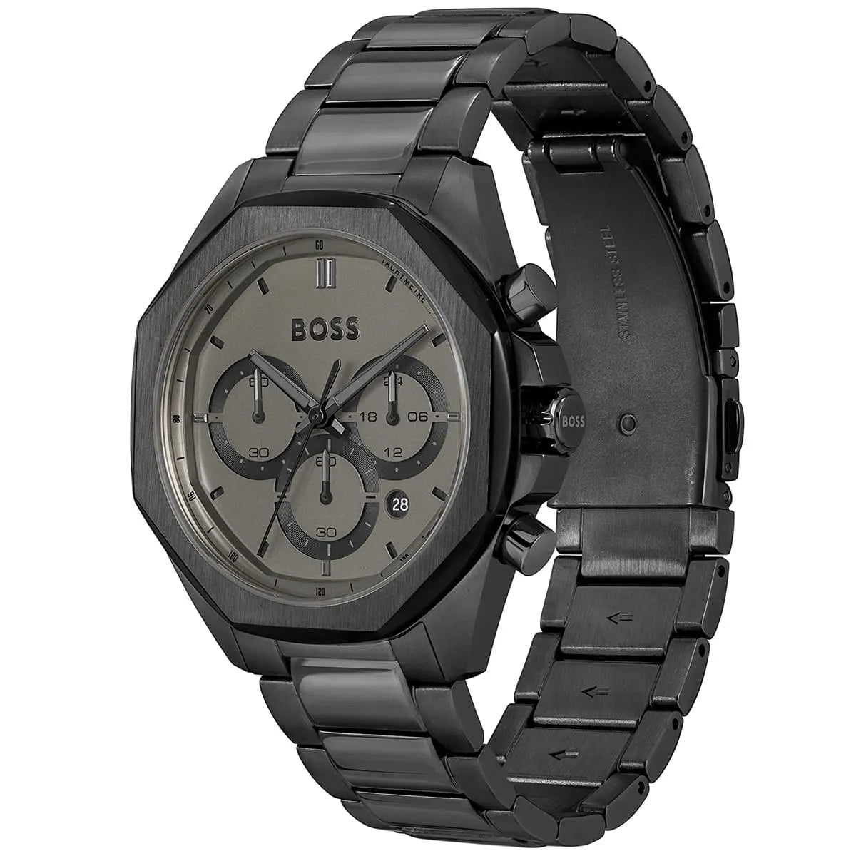 BOSS by Hugo Boss Black Steel Grey Dial Chronograph Men's Watch - 1514016 1514016 - Image 2