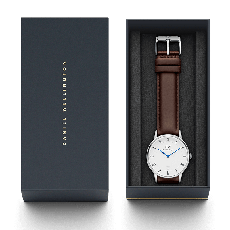 Daniel Wellington Dapper Bristol 38mm Men's Silver Watch DW00100090