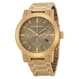 Burberry Taupe Chronograph Dial Rose Gold Plated Steel Men's Watch BU9353 - Big Daddy Jewelry