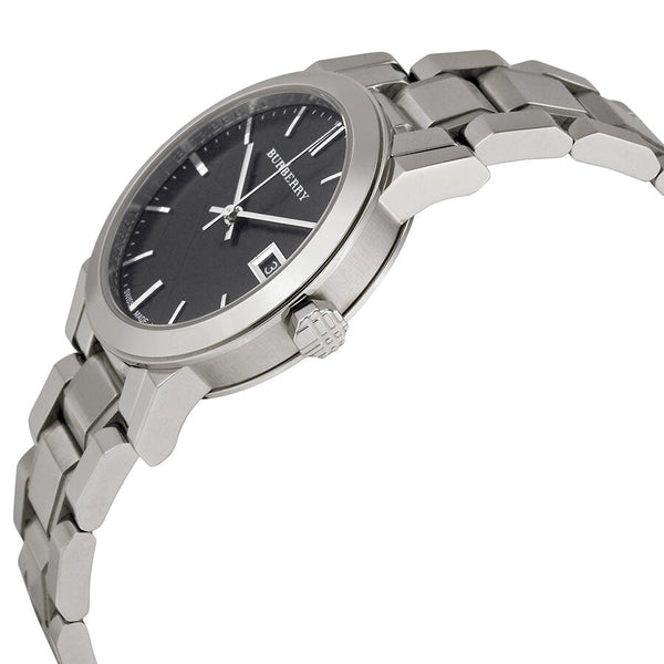 Burberry Black Check Stamped Dial Stainless Steel Ladies Watch BU9101 - Big Daddy Jewelry #2