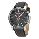 Burberry Black Dial Chronograph Black Leather Men's Watch BU9382 - Big Daddy Jewelry