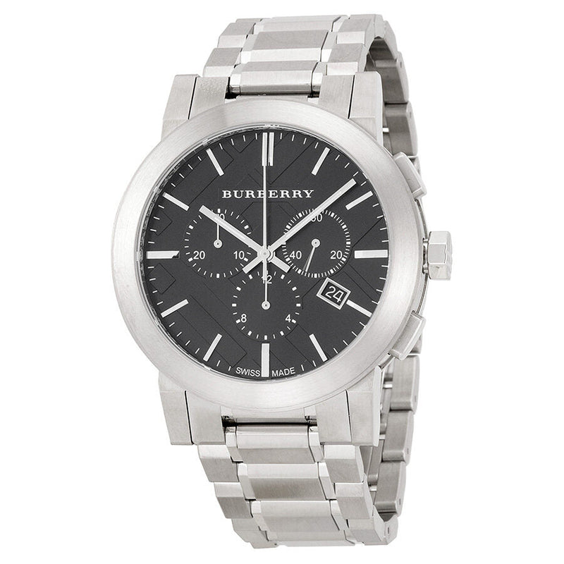 Burberry Black Dial Chronograph Stainless Steel Men's Watch BU9351 - Big Daddy Jewelry