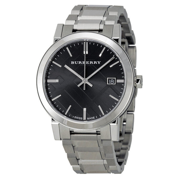 Burberry Black Dial Stainless Steel Unisex Watch BU9001 - Big Daddy Jewelry
