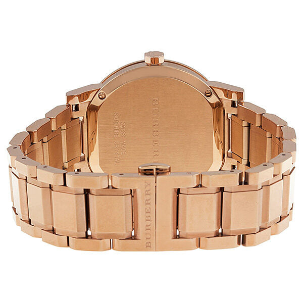 Burberry Brown Check Pattern Dial Rose Gold-plated Unisex Watch BU9005 - Big Daddy Jewelry #3