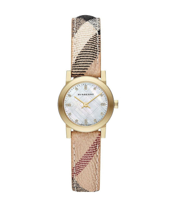Burberry Women’s Swiss Made Quartz Multicolor Leather Strap Mother Of Pearl Dial Women's Watch  BU9226 - Big Daddy Jewelry