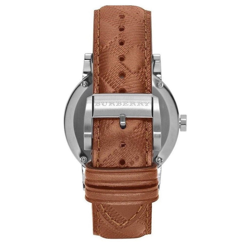 Burberry Men’s Swiss Made Leather Strap Black Dial Men's Watch BU9905 - Big Daddy Jewelry #3