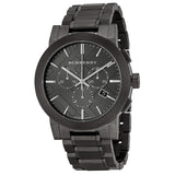 Burberry Chronograph Dark Grey Dial Black Ion-plated Men's Watch BU9354 - Big Daddy Jewelry