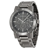 Burberry Chronograph Gunmetal Dial  Grey Ion-plated Stainless Steel Men's Watch BU9381 - Big Daddy Jewelry