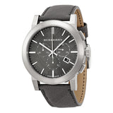 Burberry Grey Dial Black Leather Men's Watch BU9362 - Big Daddy Jewelry