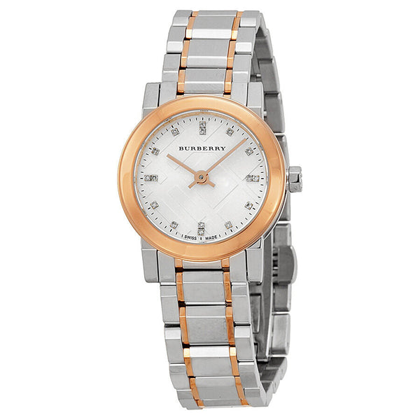 Burberry Heritage Grey Dial Two-tone Stainless Steel Ladies Watch BU9214 - Big Daddy Jewelry
