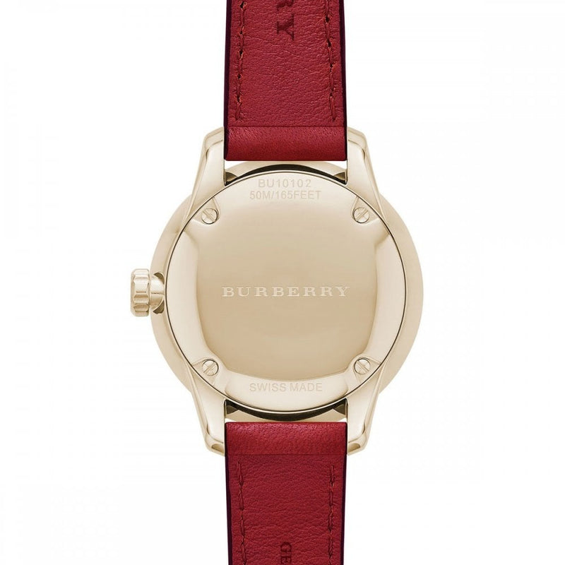 BURBERRY Ladies The Classic Round Leather Strap Women's Watch BU10102 - Big Daddy Jewelry #3