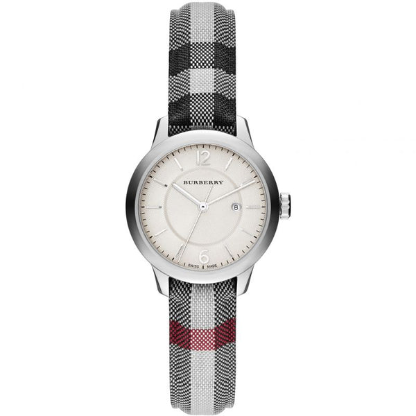 Burberry Ladies Watch The Classic Horseferry Silver Women's Watch  BU10103 - Big Daddy Jewelry