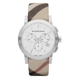 Burberry Mens City Leather Strap Nova Check Men's Watch   BU9357 - Big Daddy Jewelry