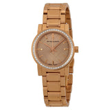 Burberry Rose Dial Diamond-set Bezel Rose Gold-tone Ladies Watch BU9225 - Big Daddy Jewelry