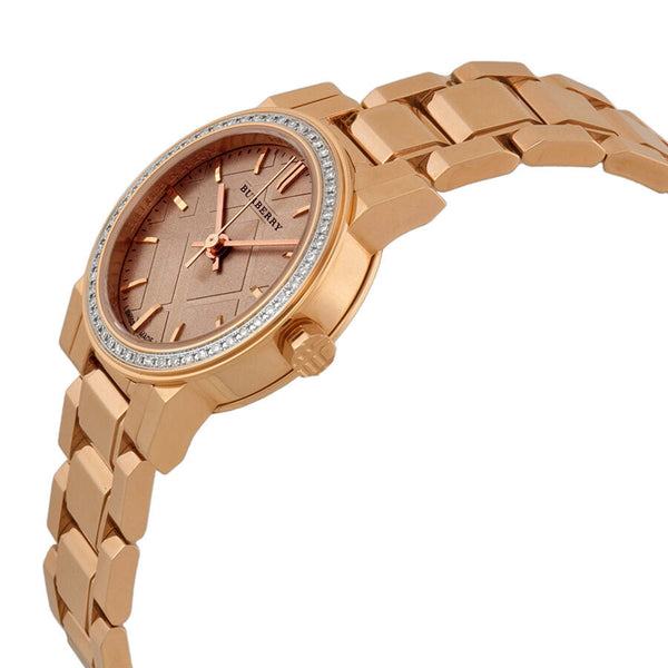 Burberry Rose Dial Diamond-set Bezel Rose Gold-tone Ladies Watch BU9225 - Big Daddy Jewelry #2