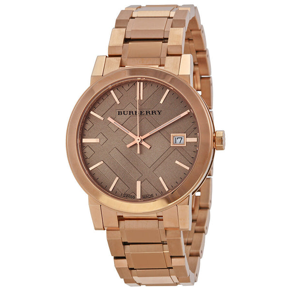 Burberry Rose Dial Rose Gold-tone Ladies Watch BU9034 - Big Daddy Jewelry