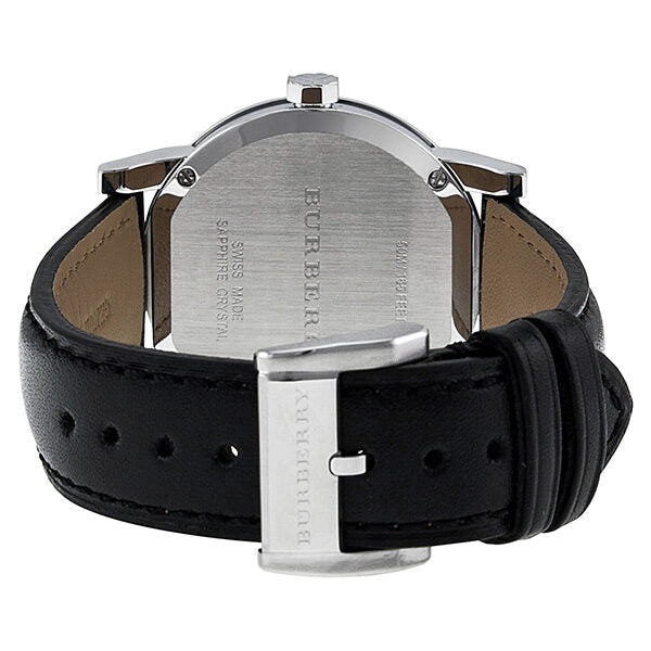 Burberry Silver Dial Black Leather Ladies Watch BU9106 - Big Daddy Jewelry #3