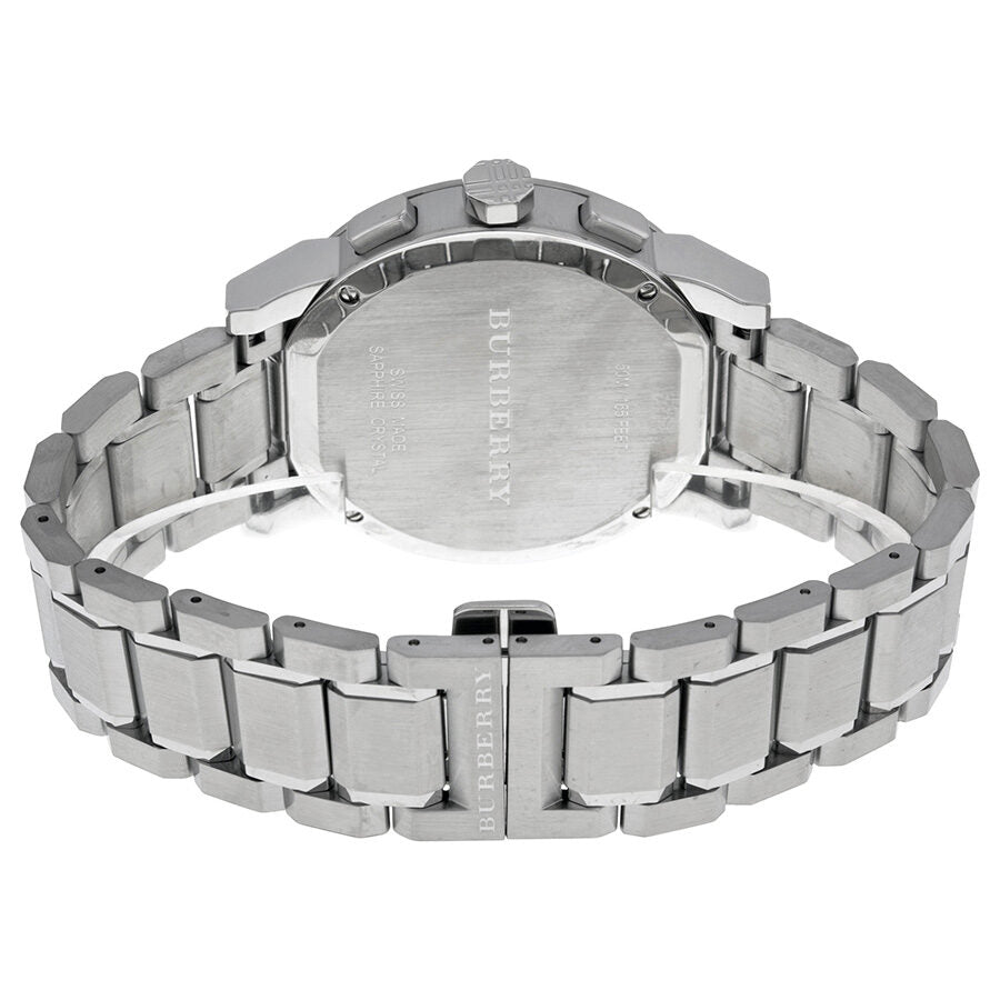 Burberry Silver Dial Chronograph Stainless Steel Men's Watch BU9350 - The Watches Men & CO #3