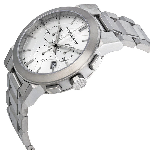 Burberry Silver Dial Chronograph Stainless Steel Men's Watch BU9350 - Big Daddy Jewelry #2