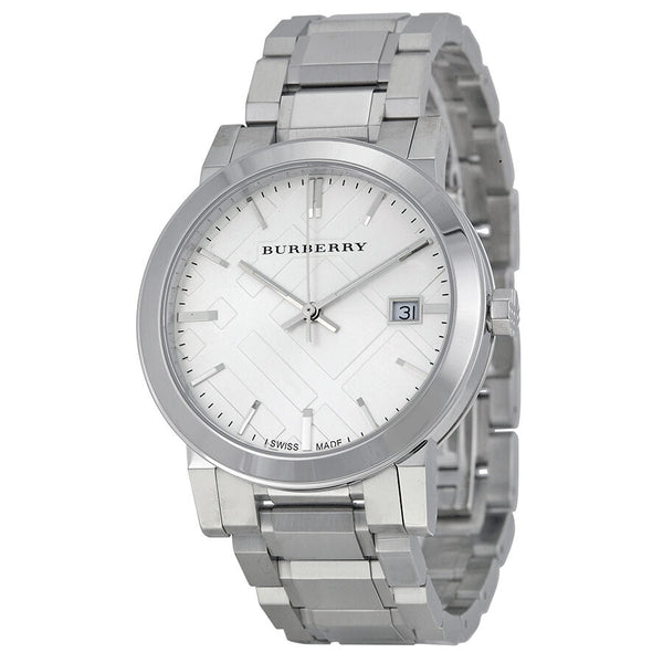 Burberry Silver Dial Stainless Steel Unisex Watch BU9000 - Big Daddy Jewelry