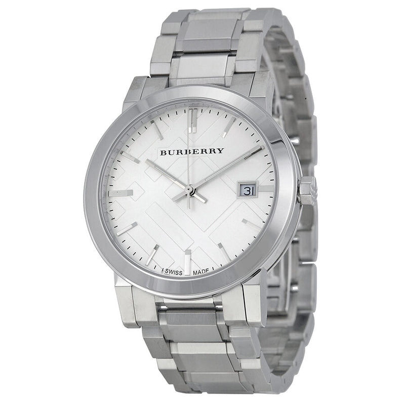 Burberry Silver Dial Stainless Steel Unisex Watch BU9000 - Big Daddy Jewelry