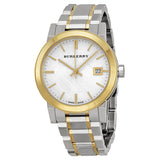 Burberry Silver Dial Two-tone Silver and Gold-tone Bracelet Ladies Watch BU9115 - Big Daddy Jewelry