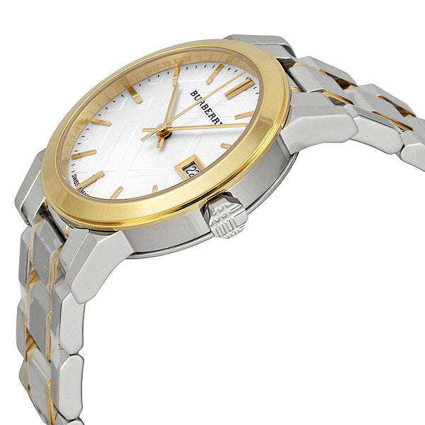 Burberry Silver Dial Two-tone Silver and Gold-tone Bracelet Ladies Watch BU9115 - Big Daddy Jewelry #2