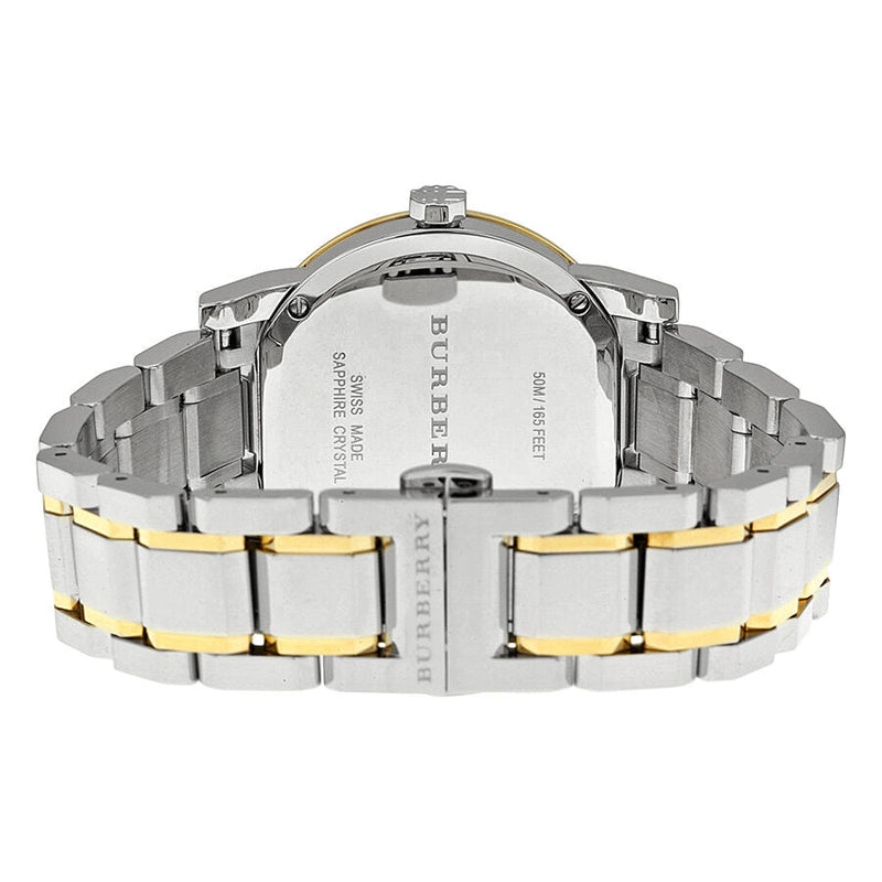 Burberry Silver Dial Two-tone Silver and Gold-tone Bracelet Ladies Watch BU9115 - Big Daddy Jewelry #3