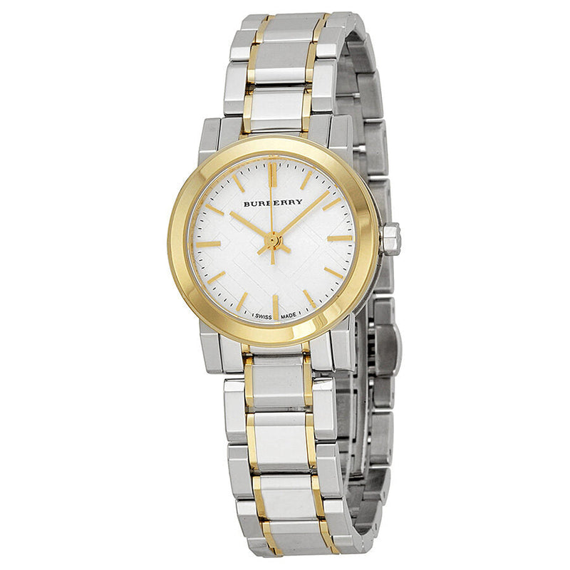 Burberry Silver Dial Two-tone Stainless Steel Ladies Watch BU9217 - Big Daddy Jewelry