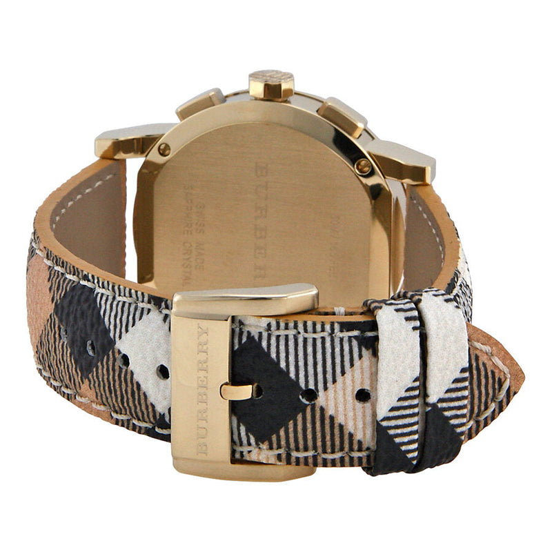 Burberry The City Chronograph White Dial Haymarket Check Unisex Watch BU9752 - Big Daddy Jewelry #3